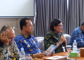 Tuntaskan Persoalan Lahan, Bupati Bambang Bayu Suseno Pimpin Rakor Tanah Eks Transmigrasi.Foto:dok.ist