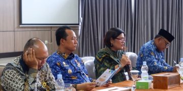 Tuntaskan Persoalan Lahan, Bupati Bambang Bayu Suseno Pimpin Rakor Tanah Eks Transmigrasi.Foto:dok.ist