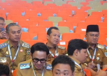 Hadiri Rakornas 2026, Bupati dan Wabup Muaro Jambi Perkuat Komitmen Sinkronisasi Kebijakan.Foto:dok,ist