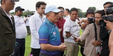 Al Haris Resmi Buka Gubernur Cup di Stadion Swarnabhumi, Dorong Lahirnya Bibit Unggul Sepak Bola Jambi.dok.ist