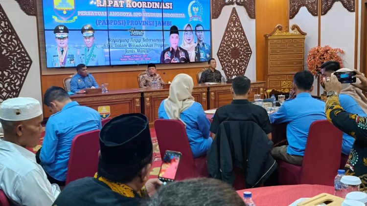 Gubernur Al Haris dan PABPDSI Fokuskan Pembahasan KMP serta Kepastian Anggaran Desa.dok.ist