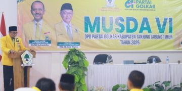 Golkar Tanjab Timur Punya Nahkoda Baru, Ivan Wirata Tekankan Pentingnya Soliditas Kader.Foto:dok.ist