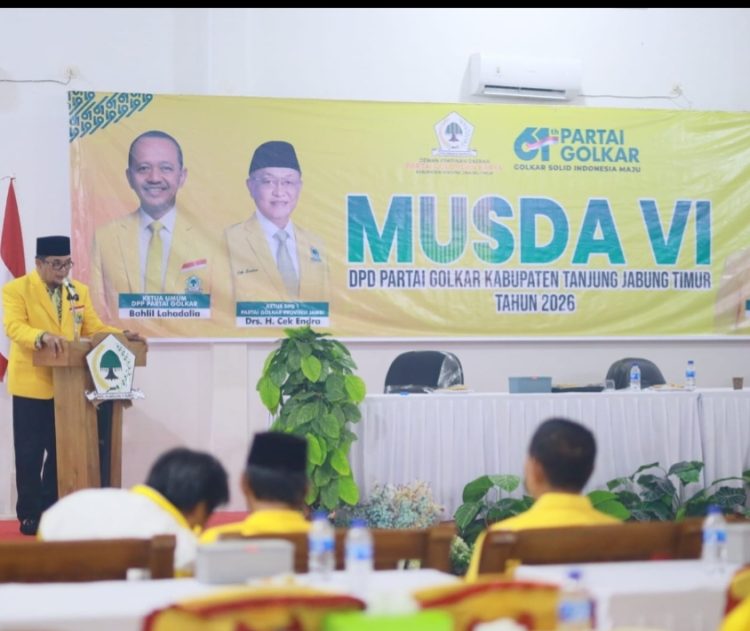 Golkar Tanjab Timur Punya Nahkoda Baru, Ivan Wirata Tekankan Pentingnya Soliditas Kader.Foto:dok.ist