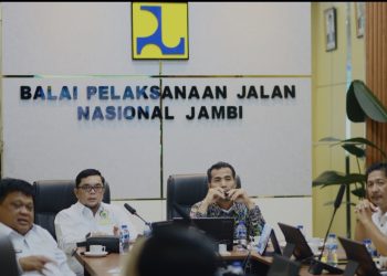 Waka DPRD Ivan Wirata Perkuat Koordinasi dengan BPJN dan Pemkab Merangin Demi Jalan Nasional.Foto:dok.ist