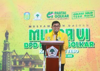 Musda VI Golkar Tebo Dibuka Ivan Wirata, Khalis Mustiko Berpeluang Terpilih Aklamasi.Foto:dok.ist