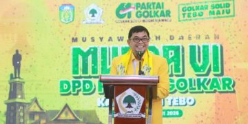 Musda VI Golkar Tebo Dibuka Ivan Wirata, Khalis Mustiko Berpeluang Terpilih Aklamasi.Foto:dok.ist