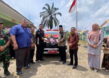 Bupati BBS Dukung Pelayanan Kesehatan, Puskesmas Tanjung Terima Ambulans Baru.Foto:dok.ist