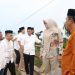 Cek Progres Pembangunan, Bupati dan Wabup Tanjab Timur Lakukan Monev di Geragai.Foto:dok.ist