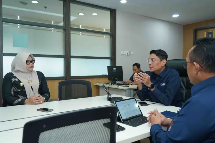 Percepat Pembangunan Pasar, Bupati Dillah Temui Kementerian Perdagangan.Foto:dok.ist