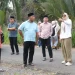 Pastikan Program Berjalan Baik, Bupati dan Wabup Tanjab Timur Evaluasi Pembangunan Kuala Jambi.Foto:dok.ist