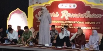Bupati Dillah Sebut CSR PetroChina Berperan Penting dalam Pembangunan Infrastruktur.Foto:dok.ist