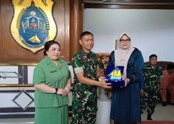Bupati Dillah Sambut Dandim Baru, Tekankan Kerja Sama TNI dan Pemkab untuk Pembangunan.Foto:dok.ist