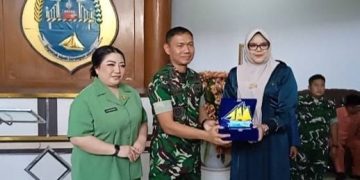 Bupati Dillah Sambut Dandim Baru, Tekankan Kerja Sama TNI dan Pemkab untuk Pembangunan.Foto:dok.ist