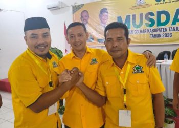 Aklamasi Penuh, Wabup Muslimin Tanja Resmi Jadi Ketua DPD Golkar Tanjab Timur.Foto:dok.ist