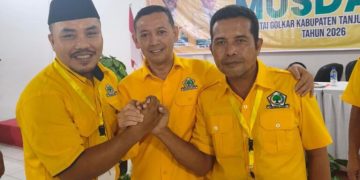 Aklamasi Penuh, Wabup Muslimin Tanja Resmi Jadi Ketua DPD Golkar Tanjab Timur.Foto:dok.ist