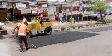 Pastikan Mudik Aman dan Lancar, PUTR Jambi Percepat Perbaikan Jalan Rusak.Foto:dok.ist