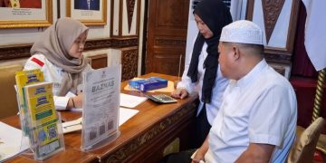 Muzakir Salurkan Zakat, Badan Amil Zakat Nasional Apresiasi Komitmen OPD Pemprov Jambi.Foto:dok.ist