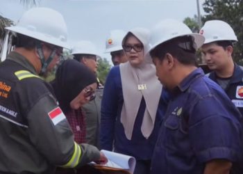 Bupati Tanjabtim Cek Progres Jalan dan Jembatan di Mendahara, Pastikan Pekerjaan Sesuai Target.Foto:dok.ist
