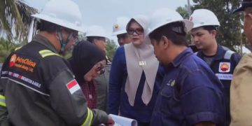Bupati Tanjabtim Cek Progres Jalan dan Jembatan di Mendahara, Pastikan Pekerjaan Sesuai Target.Foto:dok.ist